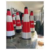 2026 New Safety Traffic Cones — Fluorescent L15"×W27" (3x Packs 20/pack) – NEW!