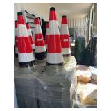 2026 New Safety Traffic Cones — Fluorescent L15"×W27" (3x Packs 20/pack) – NEW!