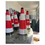 2026 New Safety Traffic Cones — Fluorescent L15"×W27" (3x Packs 20/pack) – NEW!