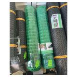 2026 Green Vinyl Coated Lawn Fence L98