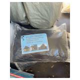 2026 Black Outdoor Patio Fabric Screen Cover — UPF50+ 95%UV
LW:65.62