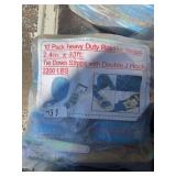 2026 Blue 10-Pack Heavy Duty Ratchet Straps 2.4"×33