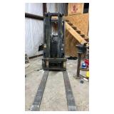 19851 Hours. Yale GLCO30CENUAE082 LPG Forklift, 3,000 lb Capacity, 189" Lift Height