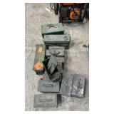 Military Surplus Ammo Cans Mixed Lot – .50 Cal, .30 Cal, Steel, Stackable, USA-Made
