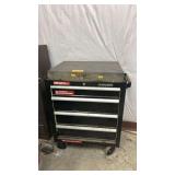 Husky 5-Drawer Rolling Tool Cabinet with 18" x 24" x 4" Granite Surface Plate and Pin Gage Sets