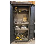 Kobalt 6-ft Steel Storage Cabinet w/ DEWALT 20V Max Power Tools & Accessories, 4 Shelves
