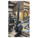 Large Steel Fabrication Workbench w/ YUKON Tool Chest, Craftsman Vise, Manual Shear, Arbor Press