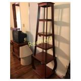 6 Tier Wooden Book Shelf/Whatnot Piec