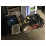 Battery Charger, Jack, Car Compressor