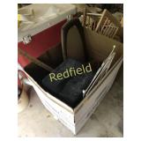 Misc Box Lot. Kitchen Knifes & Block