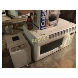 Microwave, Bread Maker & Coffee Pot