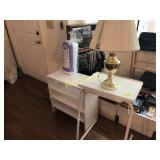 Shoe Rack, Lamp, Serving Stand