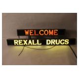 Electric Rexall Drug Sign