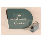 Hallmark Cards Lighted Half Oval Sign