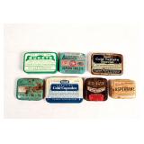 Antique and Vintage Tin Pill Cases