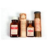 Antique Glass Poison Bottles and Vials