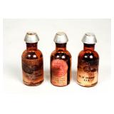 Three Antique Bottles of Essential Oils