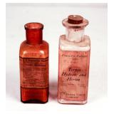 Antique Glass Heroin Pharmacy Medicine Bottles