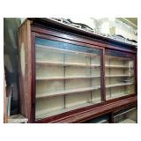 Antique Oak Apothecary Cabinet Shelving