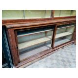 Antique Oak Apothecary Cabinet Shelving