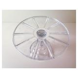 Clear Glass Antique Cake Stand