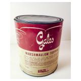 Vintage Gales Marshmallow Topping Tin