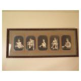 Framed Antique Baby Portrait