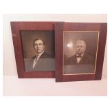 Two Antique Photographs of Gentlemen