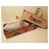 Vintage Flour Sack & Fruit Baskets