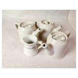 Four Ironstone Creamers