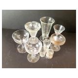 Vintage Sundae Glasses, Stems & More