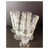 Five Vintage Sundae Glasses