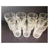 Seven Soda Fountain Glasses