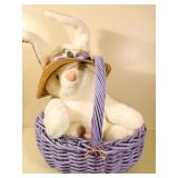 Giant Easter Bunny with Basket