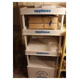 Applause Plastic Display Shelves