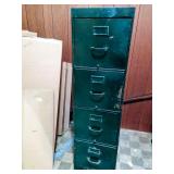 Vintage 4 Drawer File Cabinet