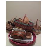 Group of Assorted Small Baskets