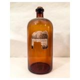 One Gallon Corked Apothecary Jug