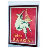 Framed French Vintage Style Art Poster