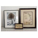 Three Framed Prints