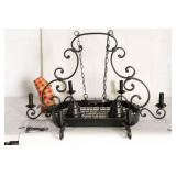 Large French Country Island Candelabra Chandelier