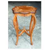 Carved Wooden Occasional Table