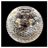 Vintage Signed Waterford Crystal Globe Vase