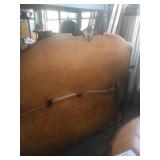 Cute Mid-Century Modern Tiger Maple Bed