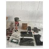 Set of Vintage Train Tracks, Water Tower & More