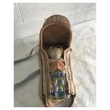 Vintage Papoose Doll with Cradle Board