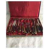 August Kullenberg Stag Horn Serving Set