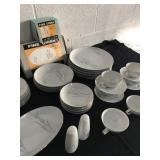 Partial Set of Platinum Wheat Fine China