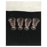 Four Pink Depression Stems