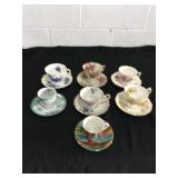 Group of Vintage Cups & Saucers